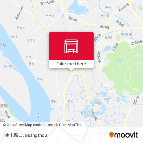 南电路口 map