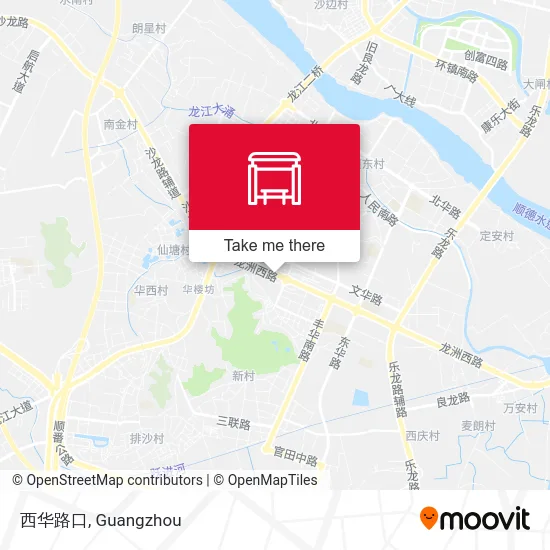 西华路口 map