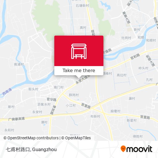 七甫村路口 map