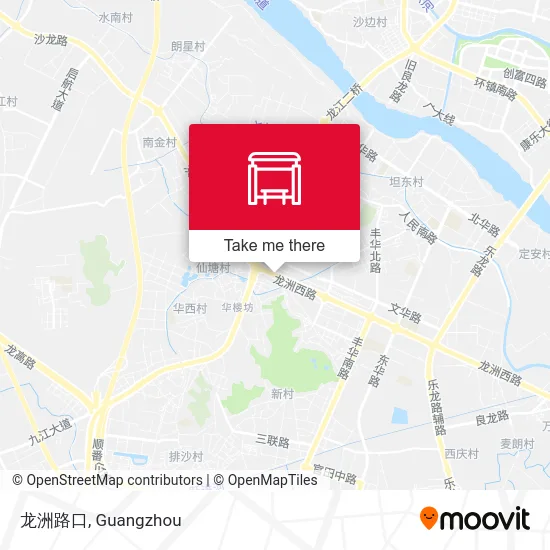 龙洲路口 map
