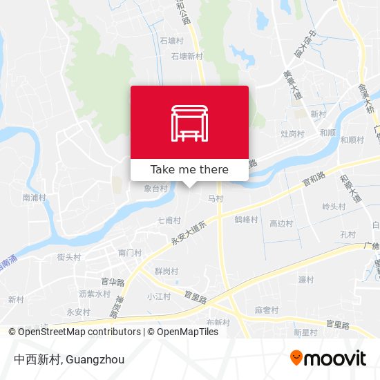中西新村 map