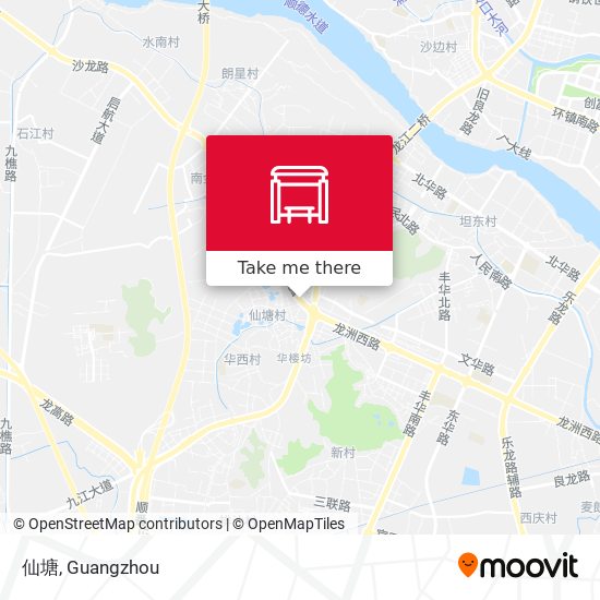 仙塘 map