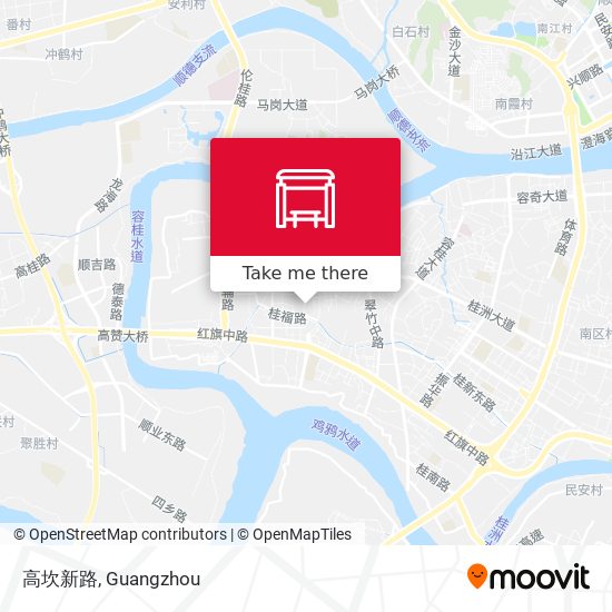 高坎新路 map