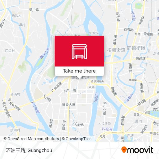 环洲三路 map