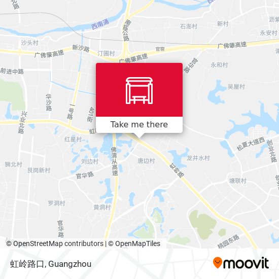 虹岭路口 map