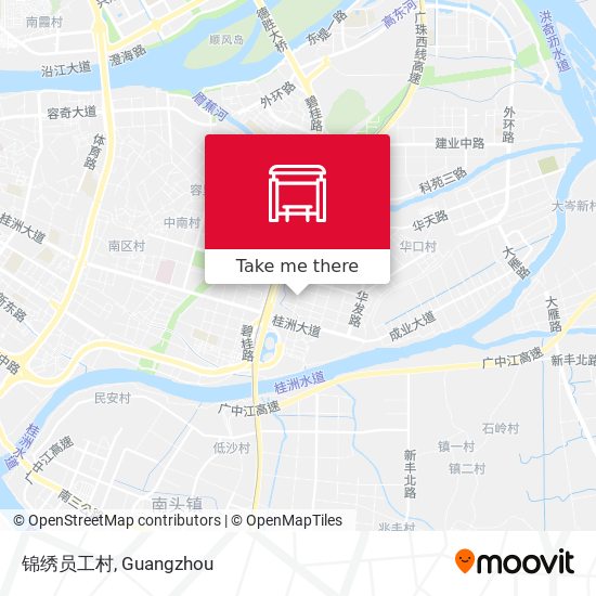 锦绣员工村 map