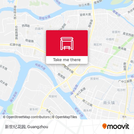 新世纪花园 map