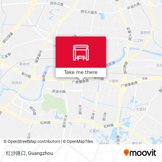 红沙路口 map