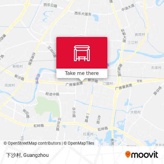 下沙村 map