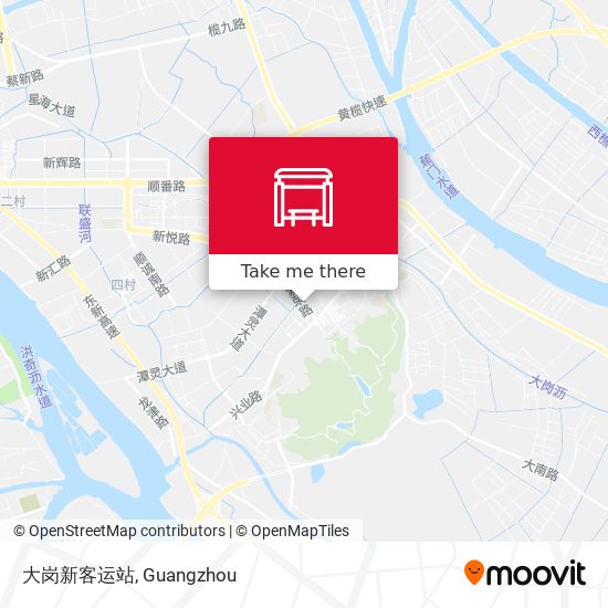 大岗新客运站 map
