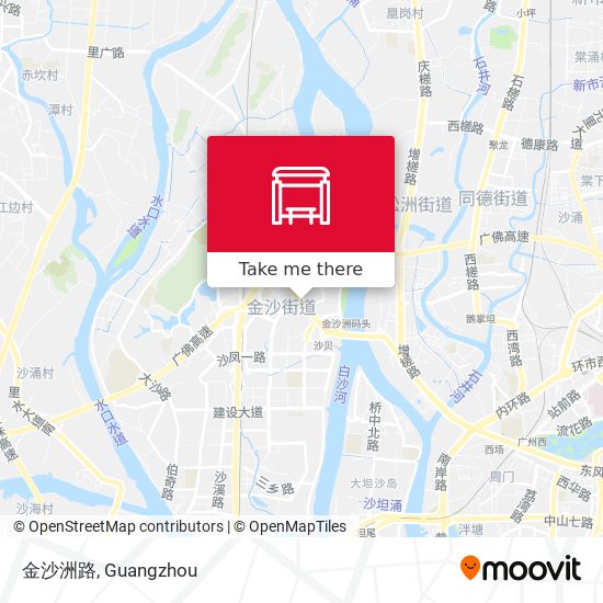 金沙洲路 map