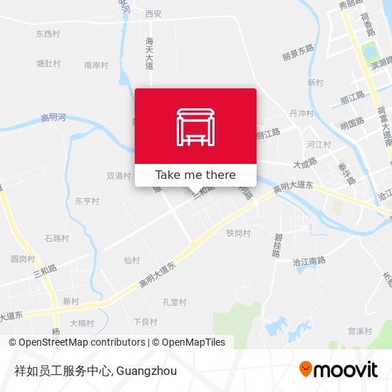 祥如员工服务中心 map
