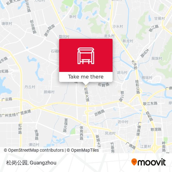 松岗公园 map