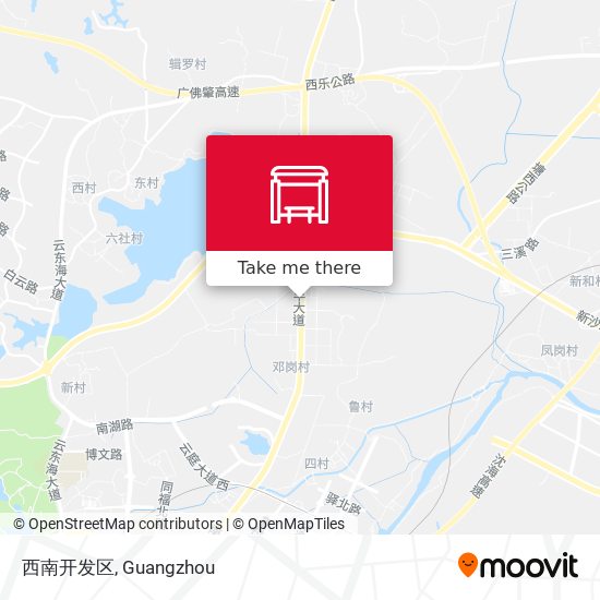 西南开发区 map