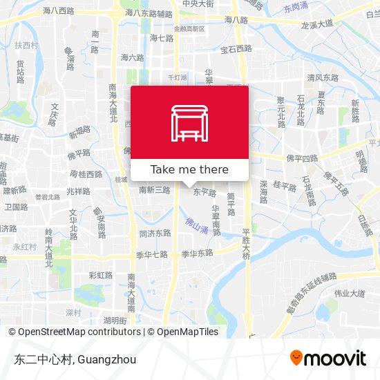 东二中心村 map