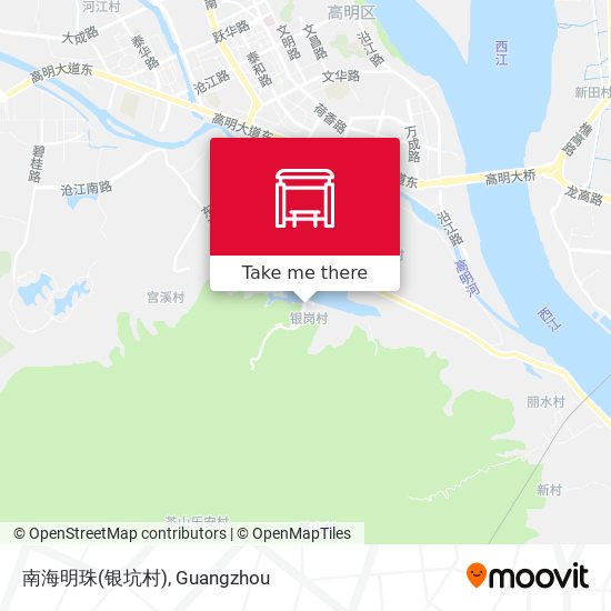 南海明珠(银坑村) map