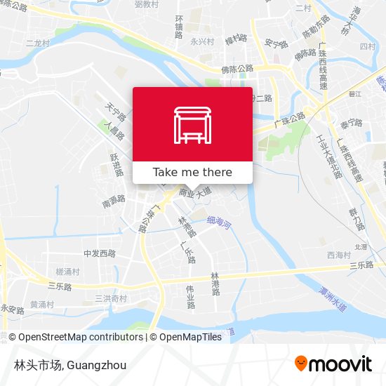 林头市场 map