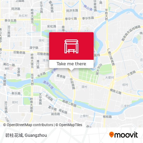 碧桂花城 map