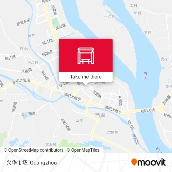 兴华市场 map