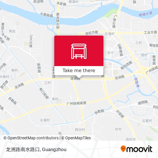 龙洲路南水路口 map