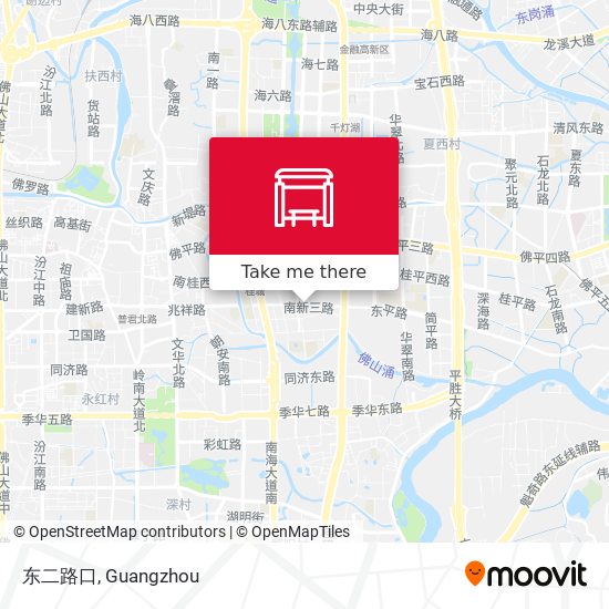 东二路口 map