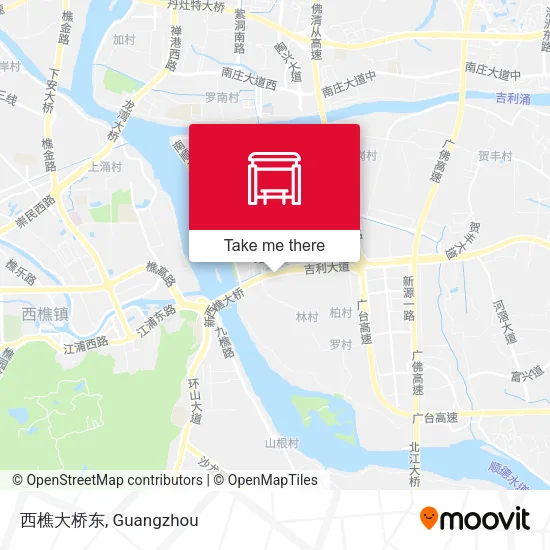 西樵大桥东 map