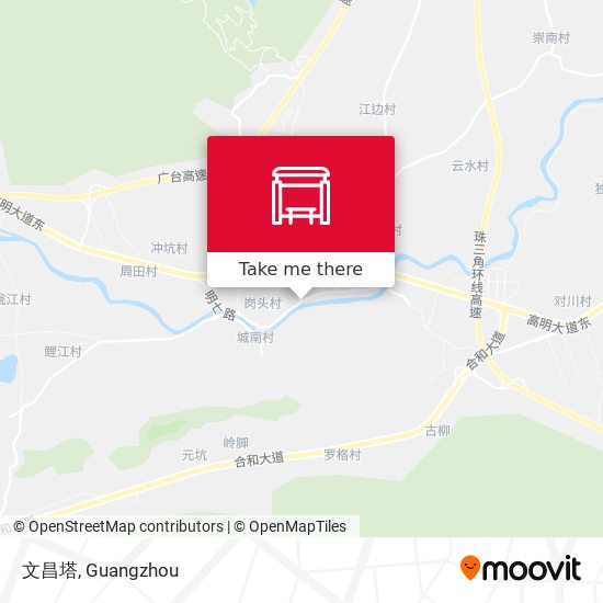 文昌塔 map