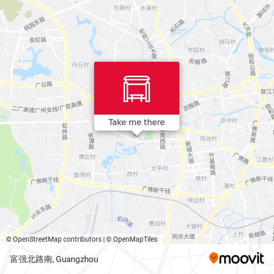 富强北路南 map