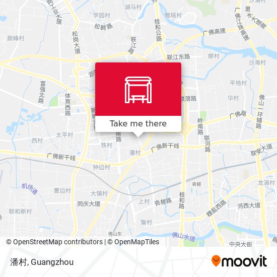 潘村 map