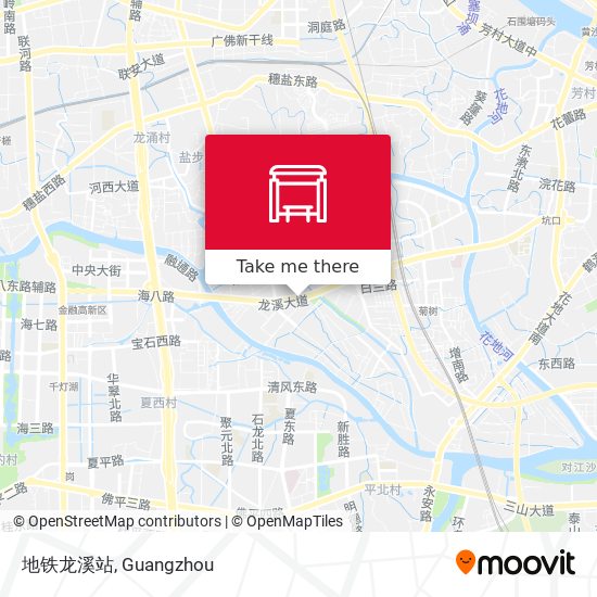 地铁龙溪站 map