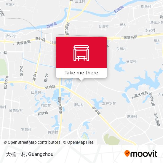 大榄一村 map