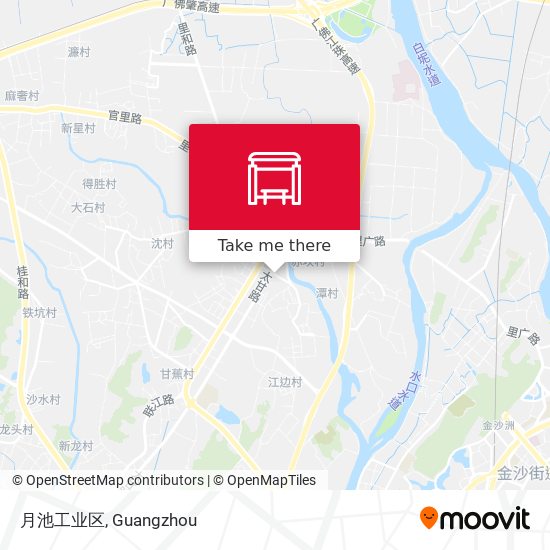 月池工业区 map