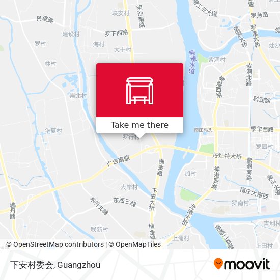 下安村委会 map