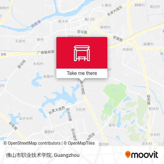 佛山市职业技术学院 map