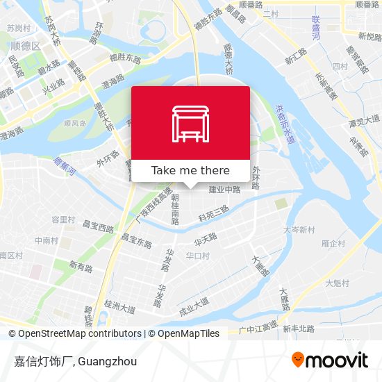 嘉信灯饰厂 map
