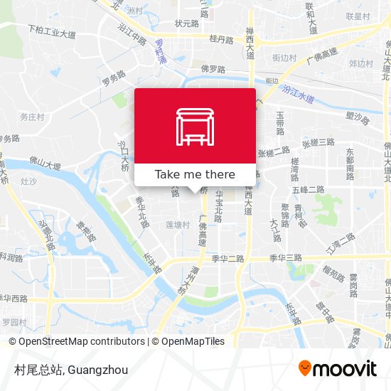 村尾总站 map