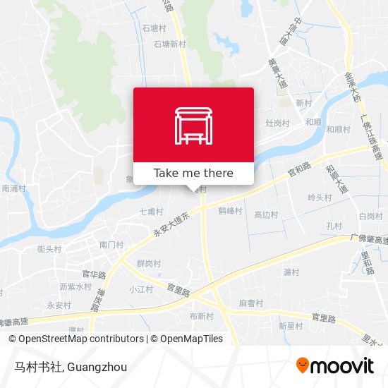 马村书社 map