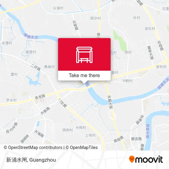 新涌水闸 map