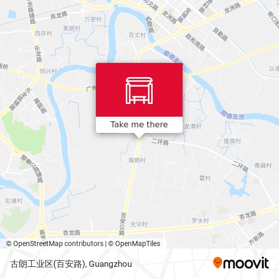 古朗工业区(百安路) map