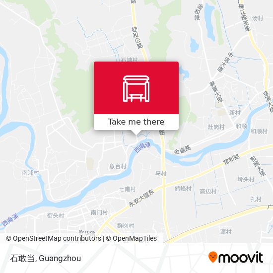 石敢当 map