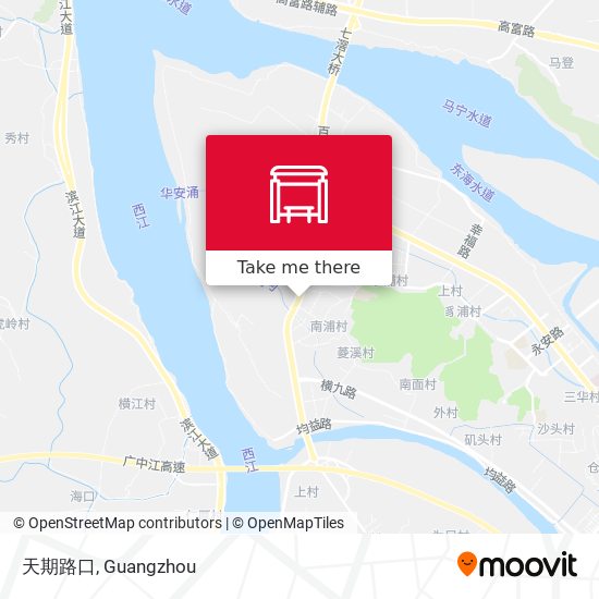 天期路口 map