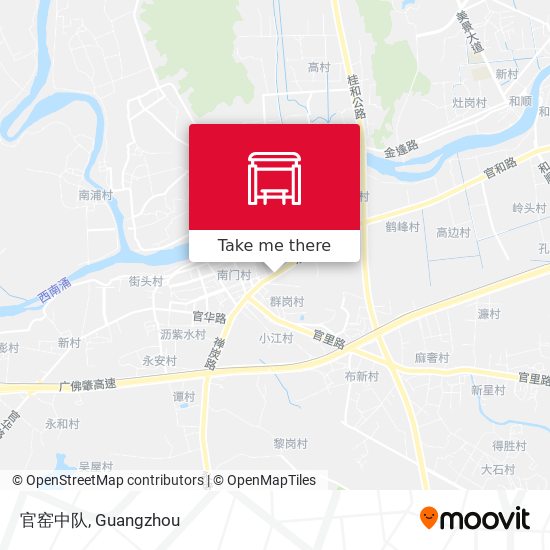 官窑中队 map