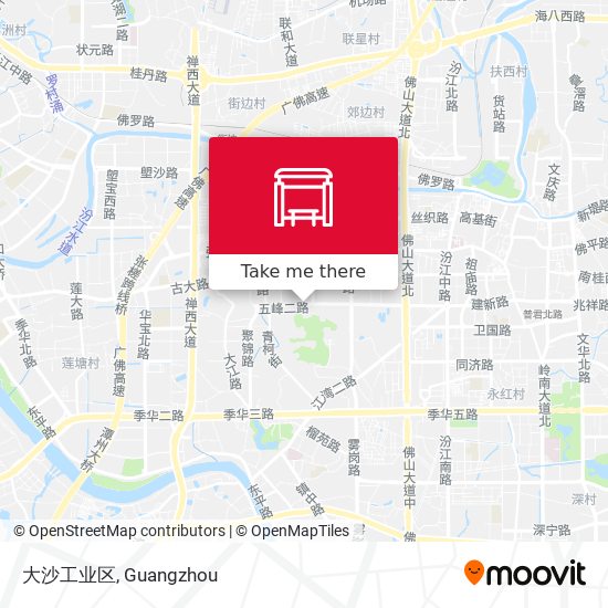 大沙工业区 map
