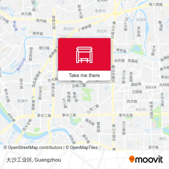 大沙工业区 map