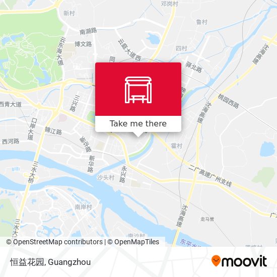 恒益花园 map