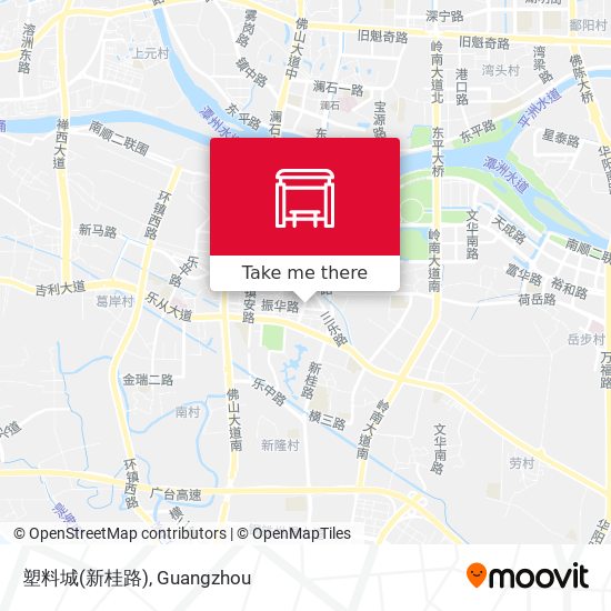 塑料城(新桂路) map