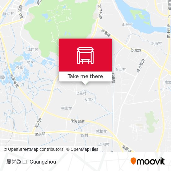 显岗路口 map