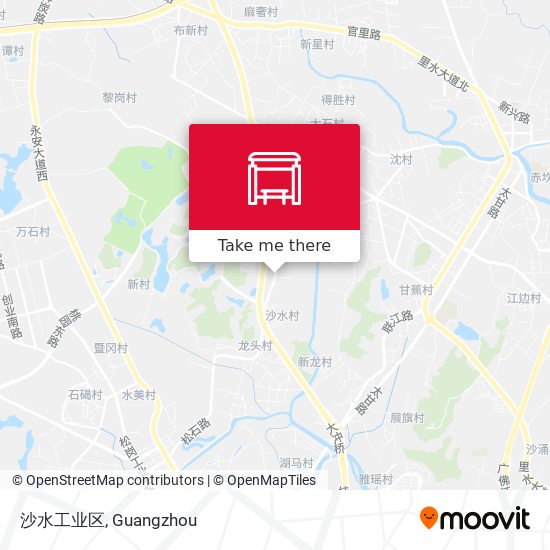 沙水工业区 map
