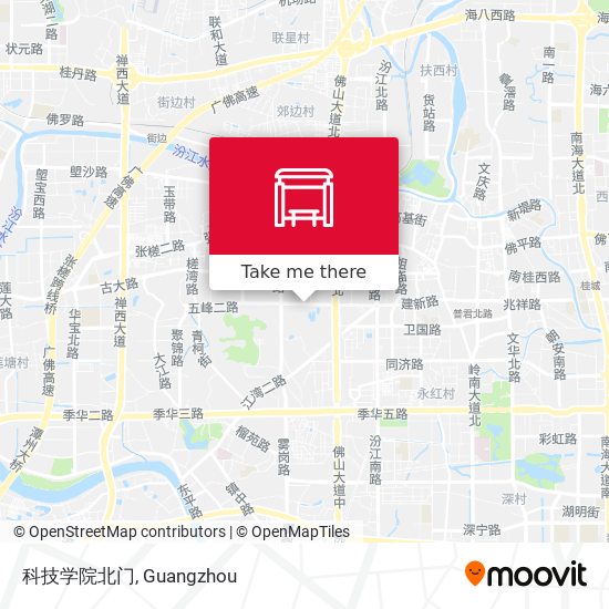 科技学院北门 map