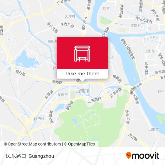民乐路口 map